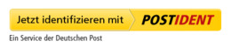 Jetzt identifizieren mit POSTIDENT. Ein Service der Deutschen Post